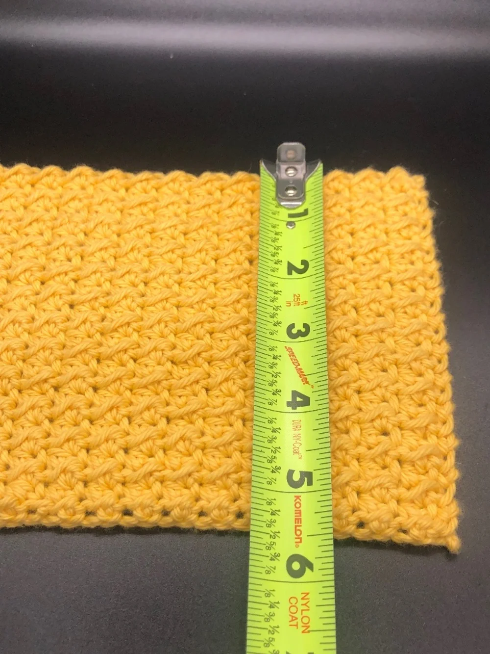 Handmade Crochet Dish Cloth, 100% Cotton Reusable Kitchen Washcloth